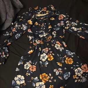 Floral Long Sleeve Dress